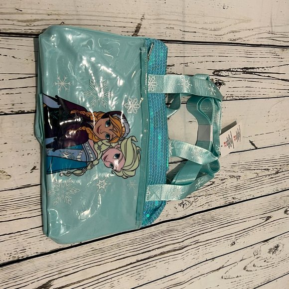 Disney Frozen Anna and Elsa Kids Dance Bag NWT - Picture 2 of 5